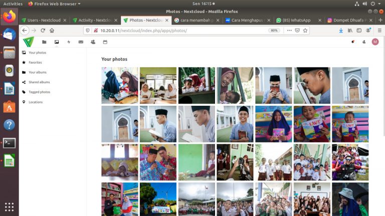 Screenshot NextCloud
