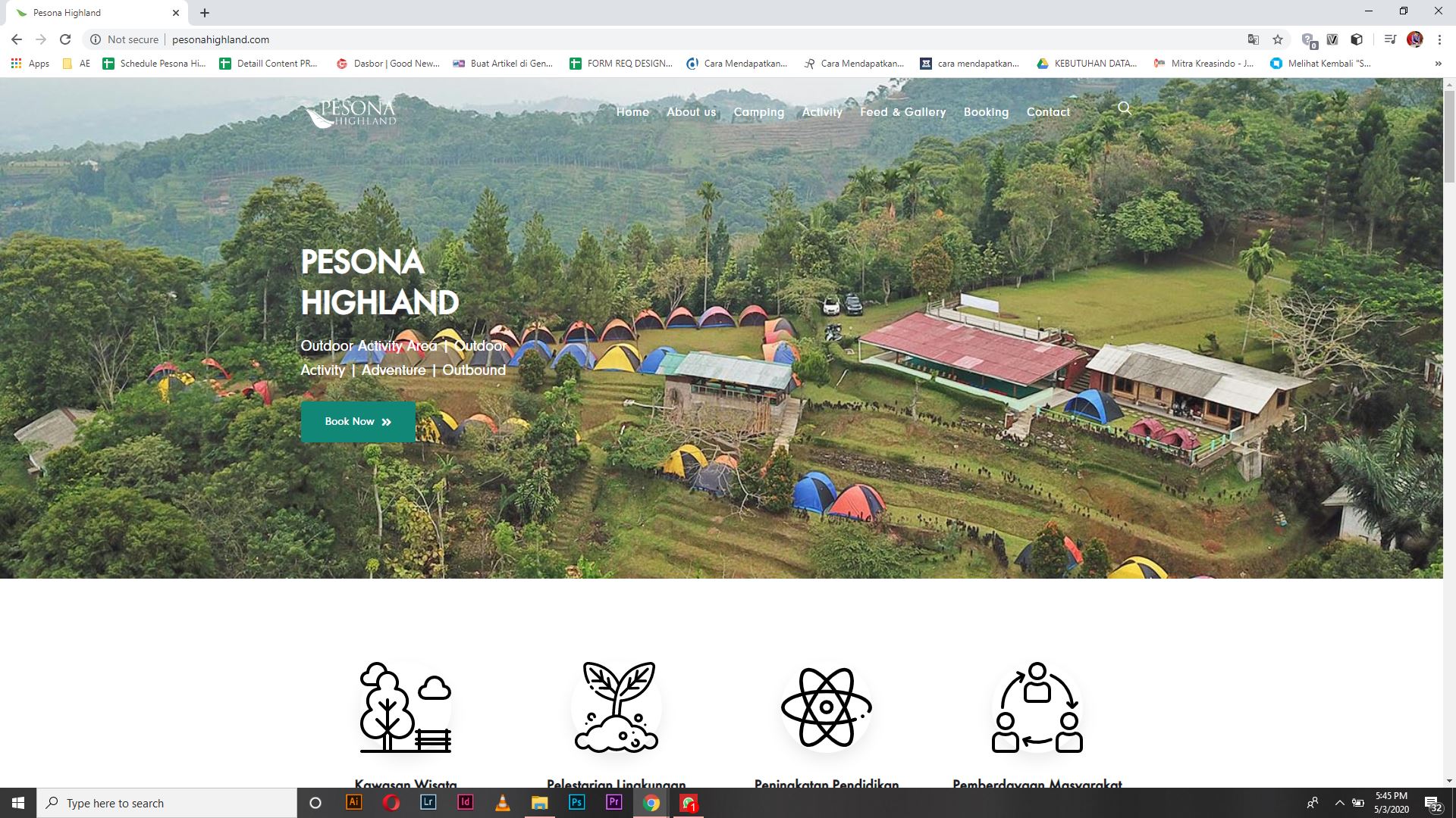 website Pesona Highland